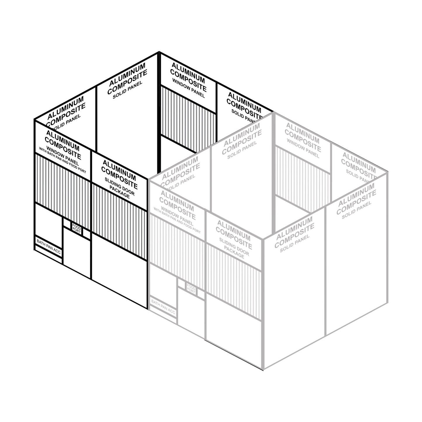 8FT X 8FT X 8FT Add-On