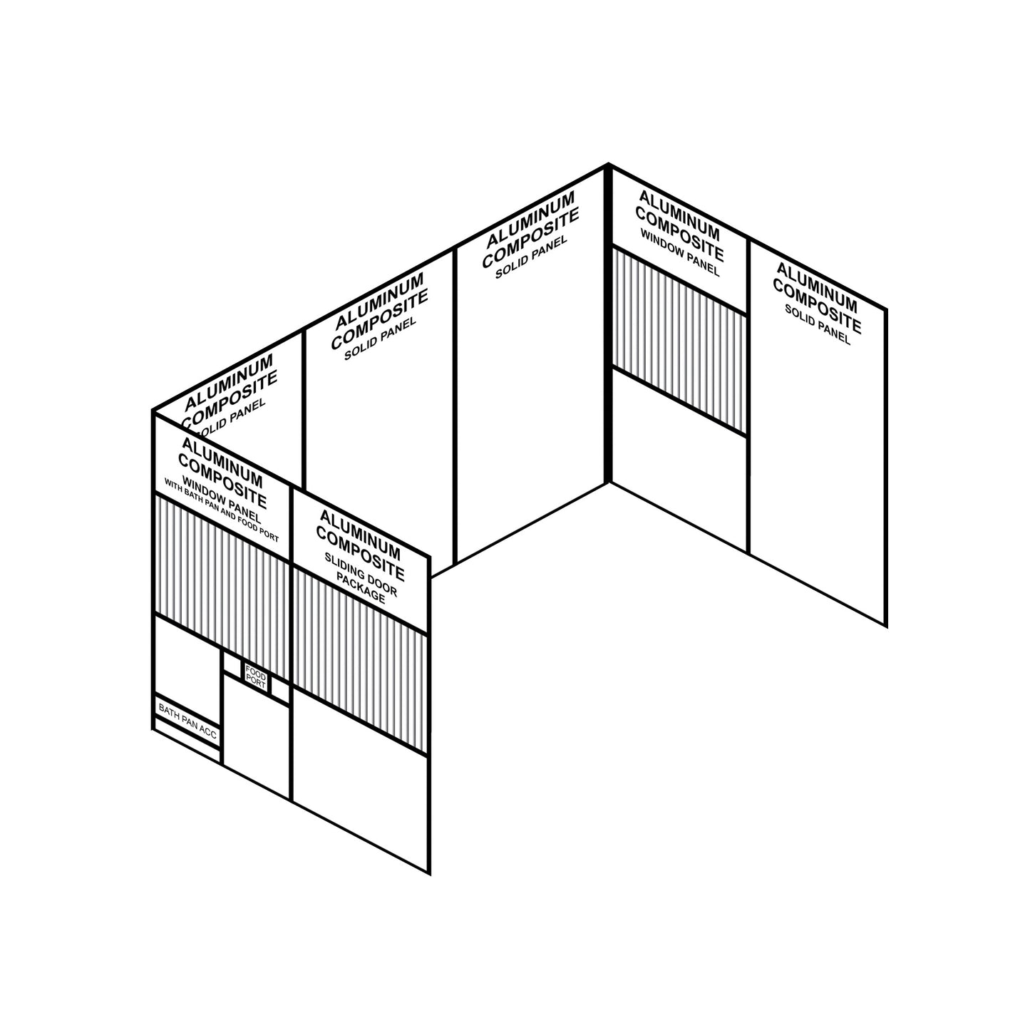 8FT X 12FT X 8FT Add-On