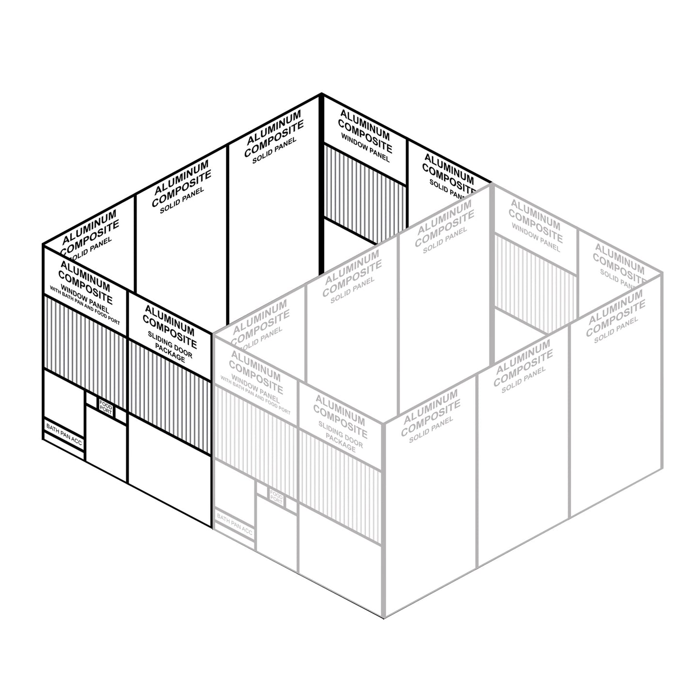 8FT X 12FT X 8FT Add-On