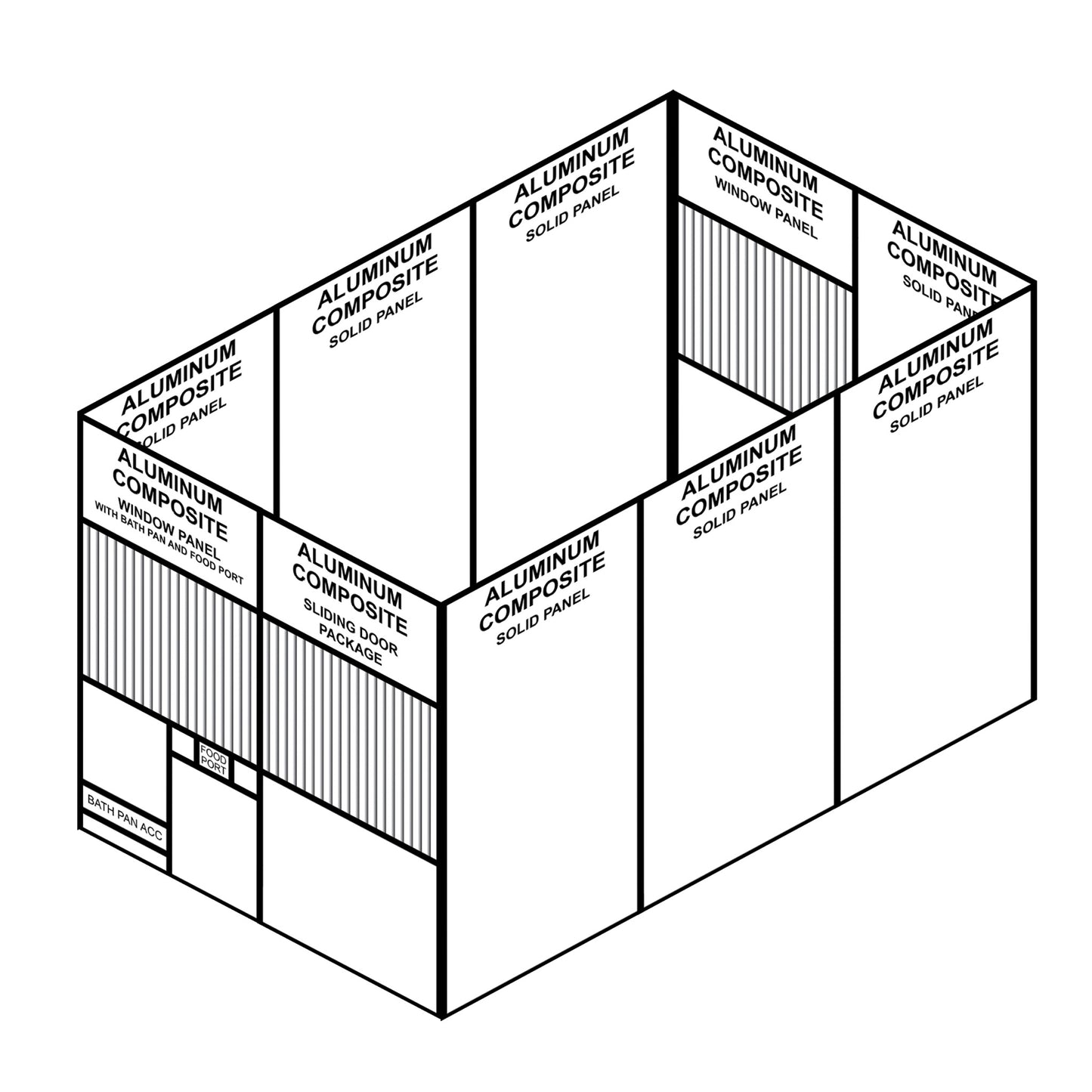 8FT X 12FT X 8FT Hawk Mews