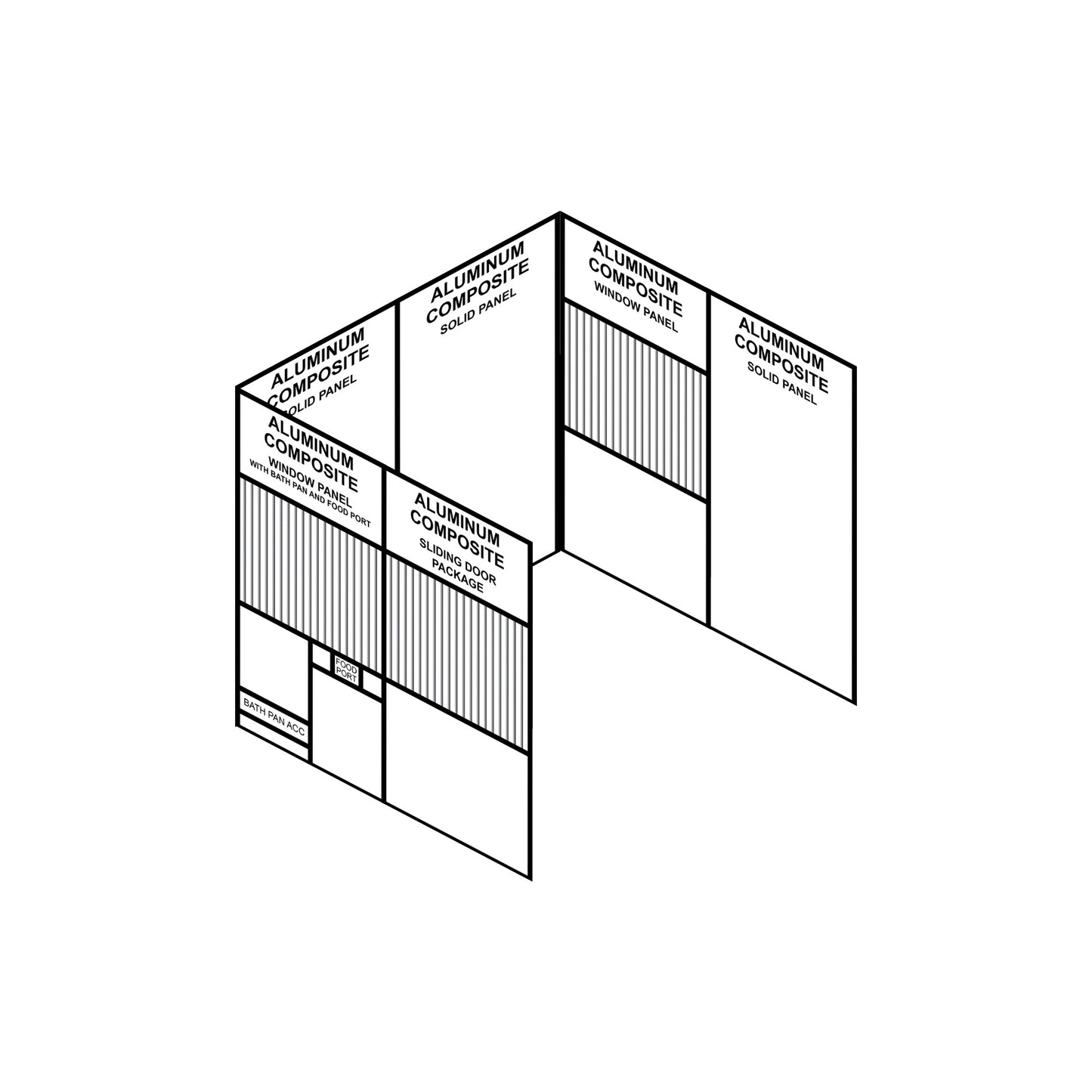 8FT X 8FT X 8FT Add-On