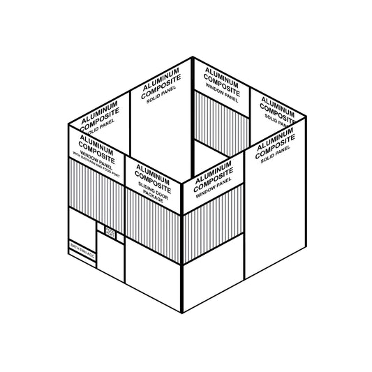 8FT X 8FT X 8FT Hawk Mews