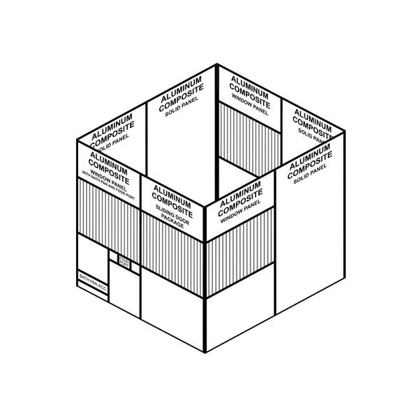 8FT X 8FT X 8FT Hawk Mews